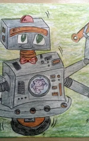 Рисунок на тему роботы будущего