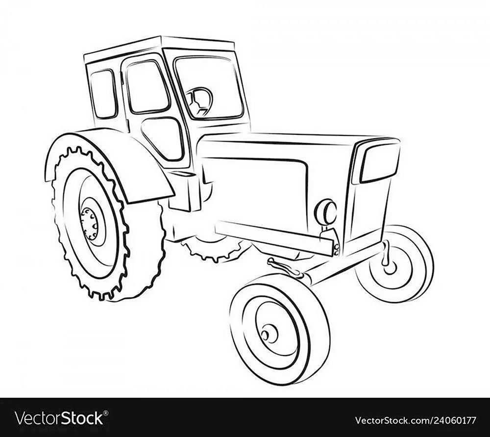 Рисунок трактора т 25