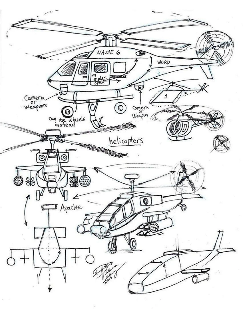 Рисунок вертолет ми 8 вид спереди