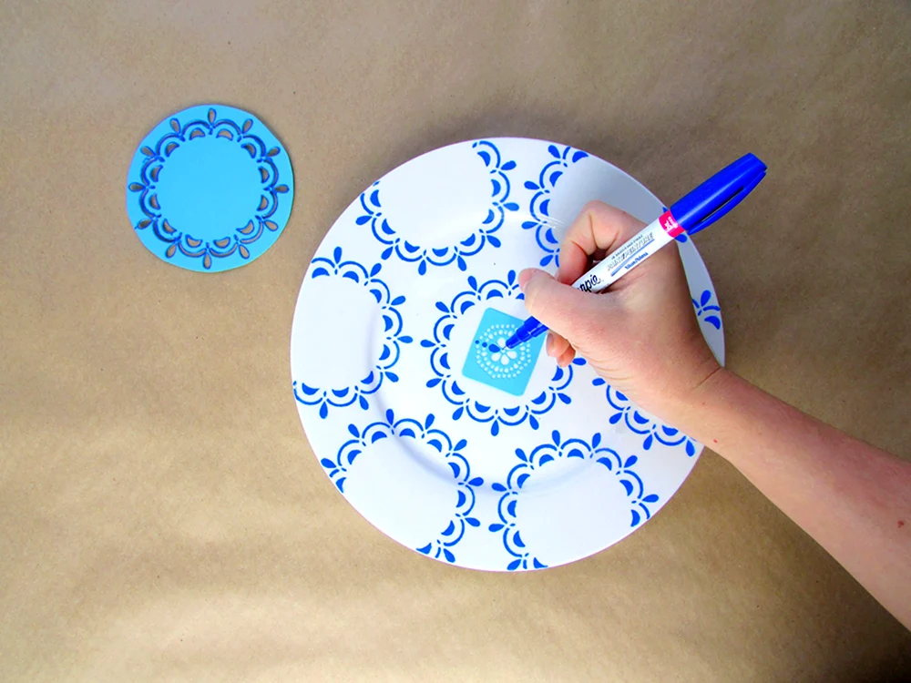 Роспись тарелок для детей