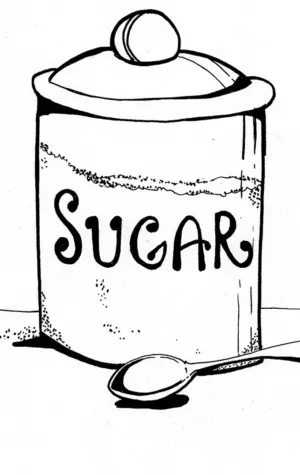 Сахар раскраска
