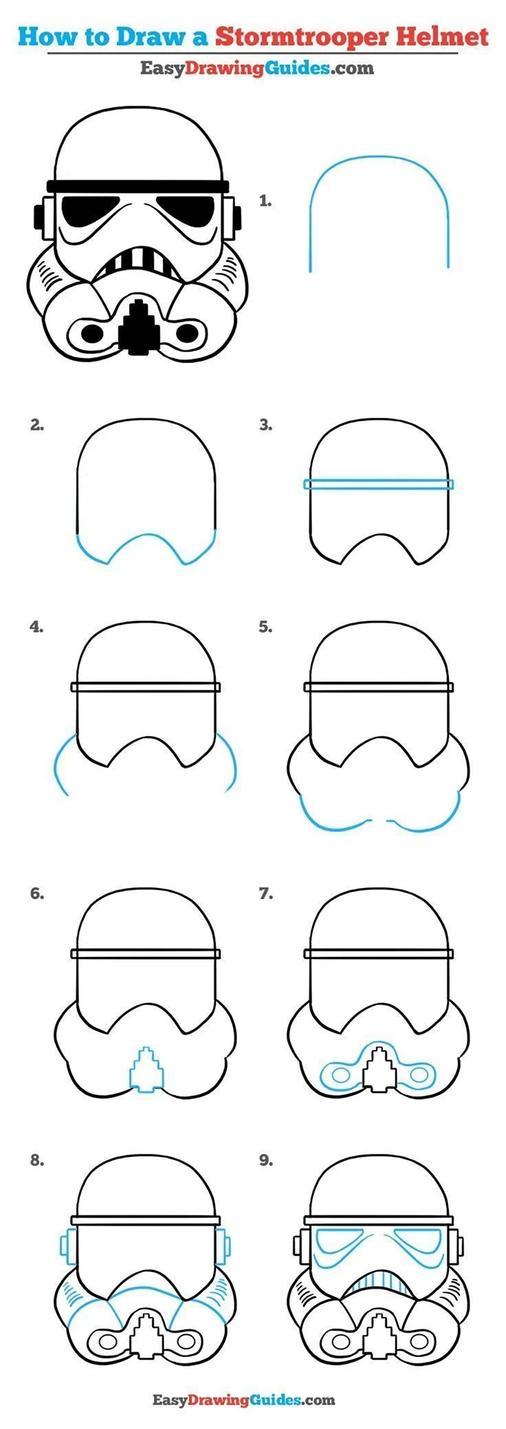 Шлем штурмовика нарисовать