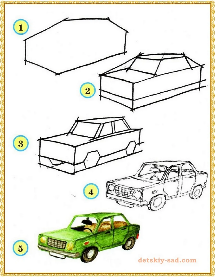 Схема рисования машины