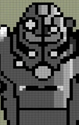 Сталкер Pixel Art