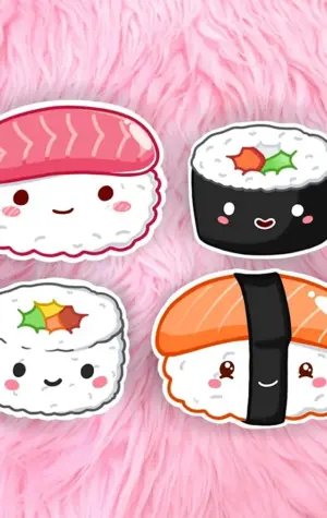 Стикеры суши