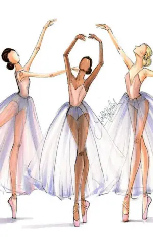 Стилизованные балерины