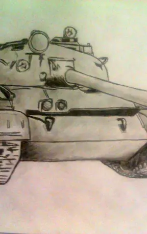 Т-62 рисунок