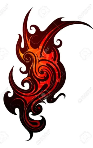 Татуировки в форме огня