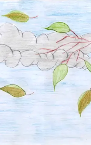 Тютчев листья иллюстрация