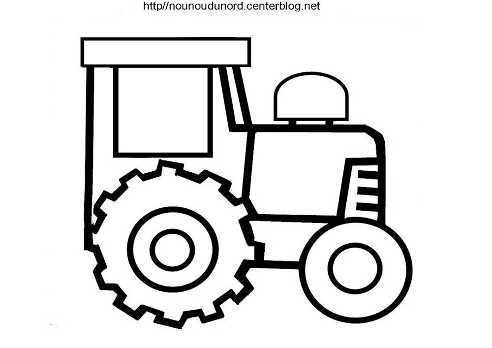 Трактор для рисования для детей