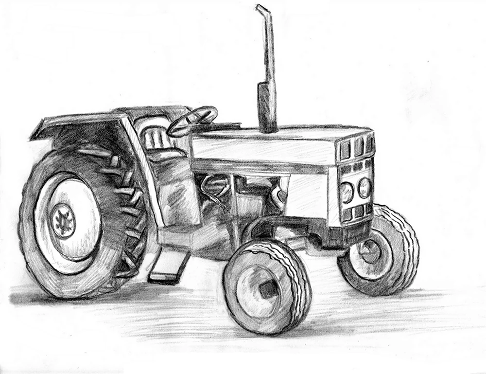 Трактор МТЗ 50 рисунок