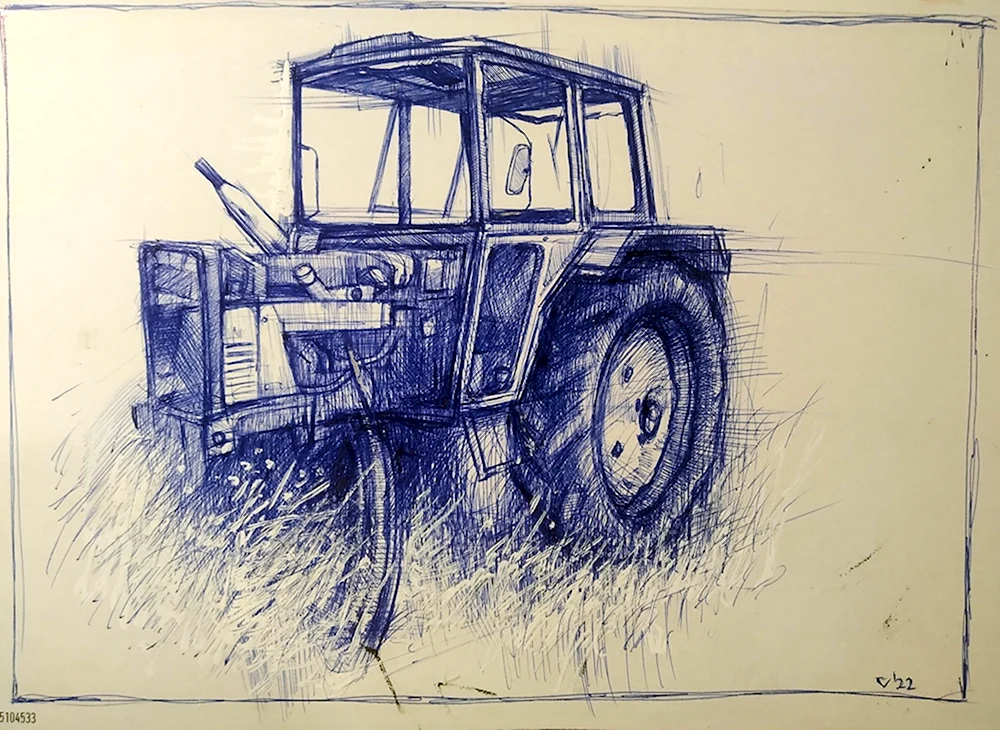 Трактор скетч