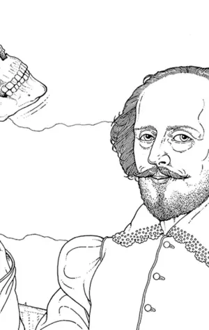 Уильям Шекспир рисунок