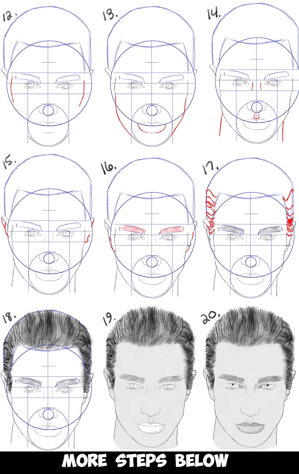 Уроки рисования лица