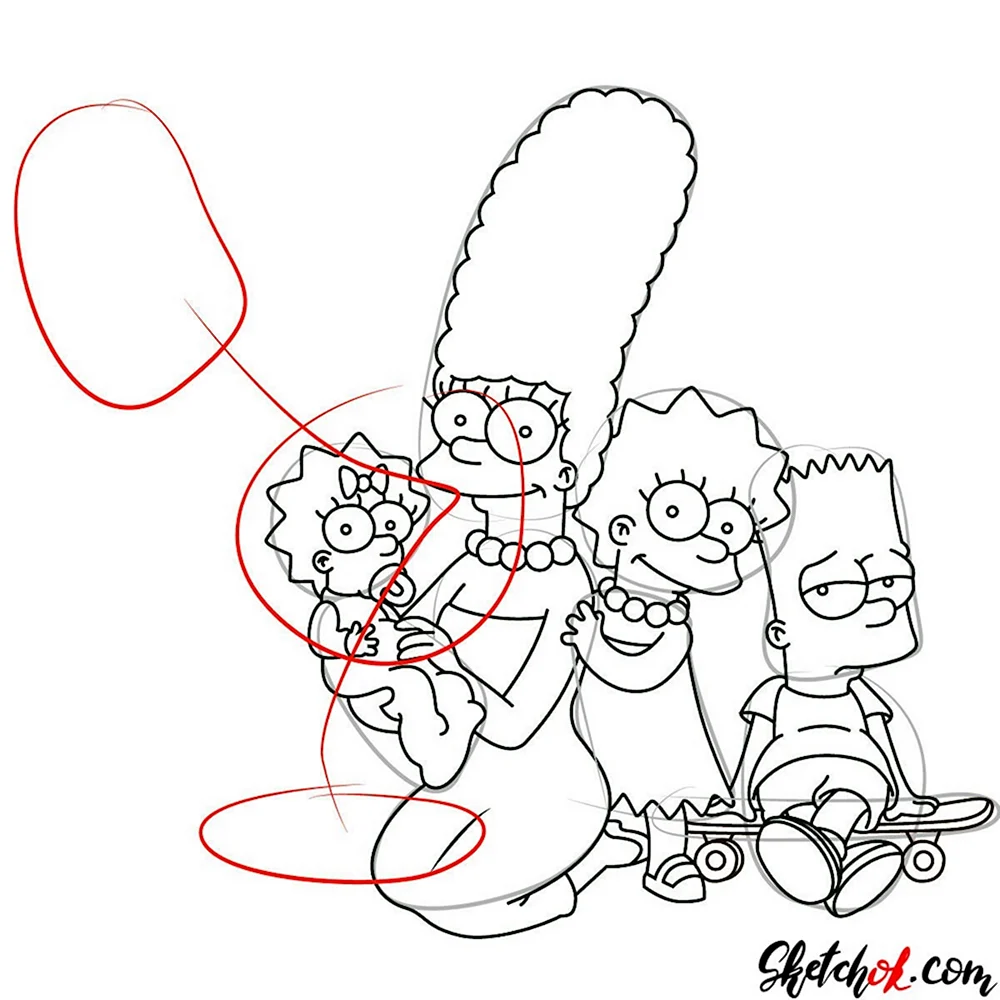 Уроки рисования Симпсонов