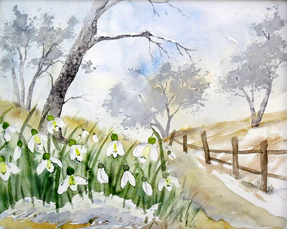 Весна рисунок