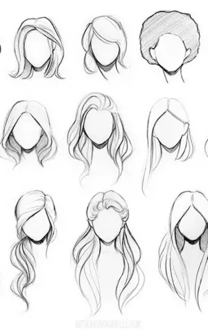 Волосы для рисования