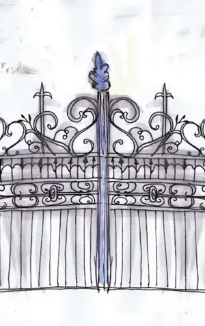 Ворота рисунок