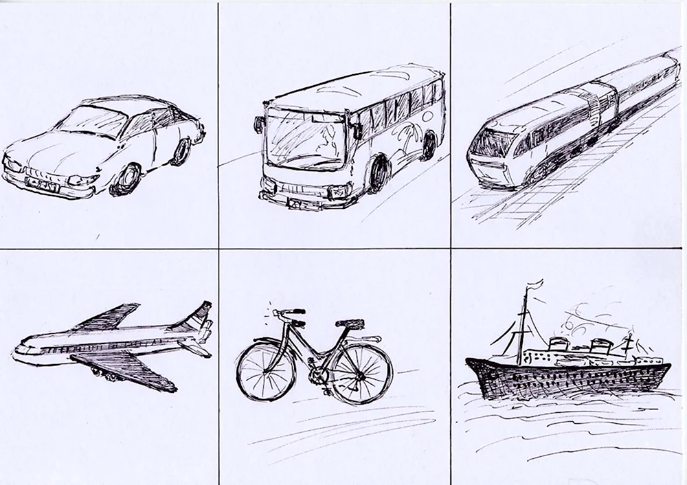 Зарисовки транспортных средств