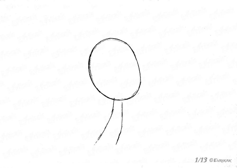 Жучка из Фиксиков нарисована карандашом