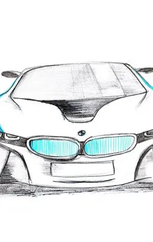 BMW i8 чертеж