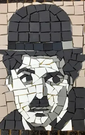 Чарли Чаплин мозаика