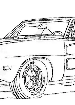 Dodge Charger 1969 чертежи