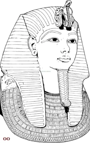 Древний Египет маска Тутанхамона
