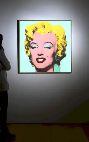 Энди Уорхола — портрет Мэрилин Монро shot Sage Blue Marilyn