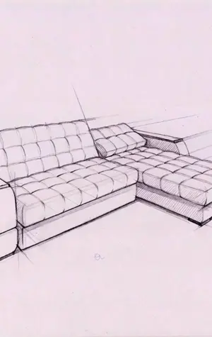 Эскиз дивана