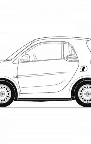 Габариты Smart 453 Fortwo