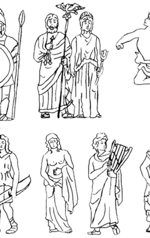 Греческие боги раскраска