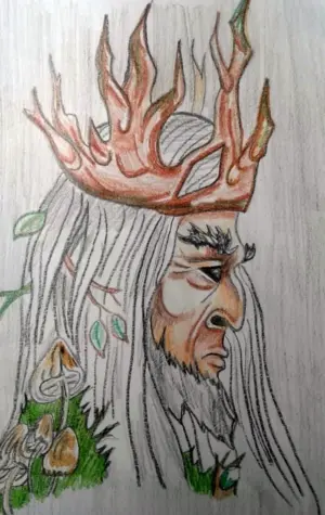 Иллюстрация к балладе Лесной царь