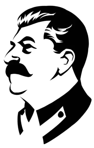 Иосиф Сталин силуэт