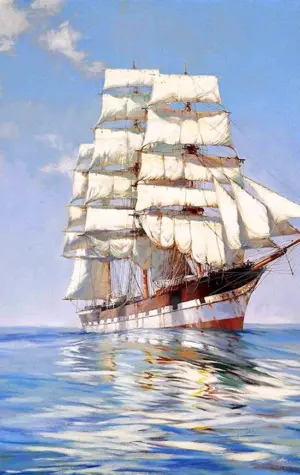 Картина Доусон Монтегю корабль