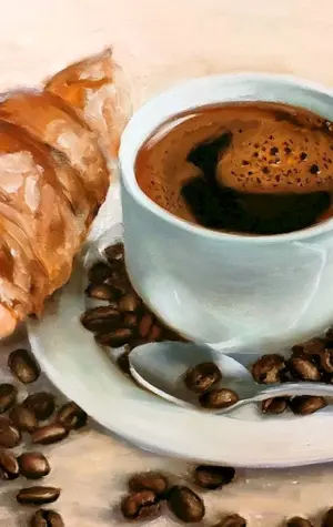 Картина кофе