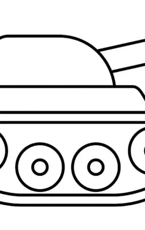 Контур танка т 34