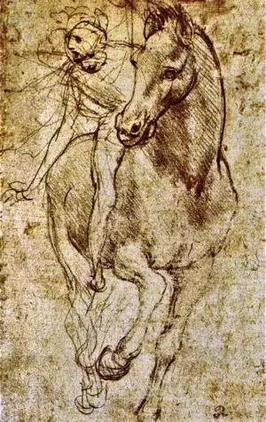 Лошадь и всадник Леонардо да Винчи