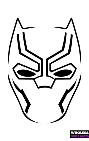 Марвел раскраска черная пантера маска маска