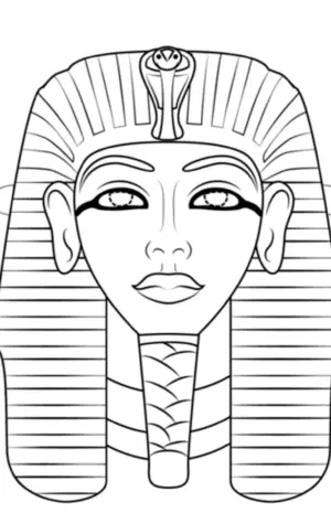 Маска фараона Тутанхамона изо 5 класс