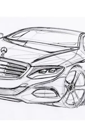 Mercedes-Benz w222 чертеж