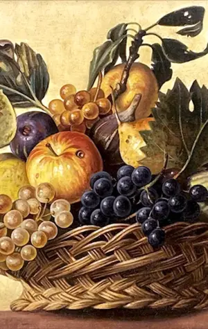 Микеланджело да Караваджо корзина с фруктами