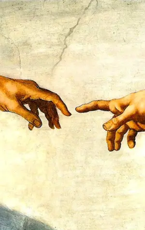 Микеланджело Сотворение Адама