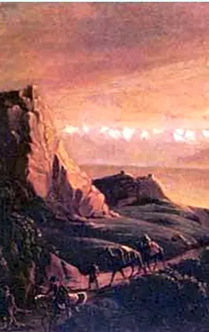 Михаил Лермонтов. Развалины близ селения Караагач в Кахетии 1837-1838