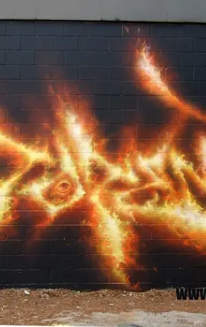Огненное граффити