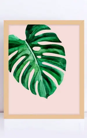 Пальмовые листья нарисованные