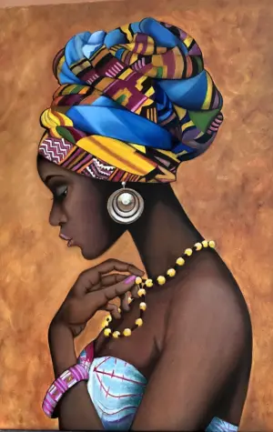 Портрет в африканском стиле