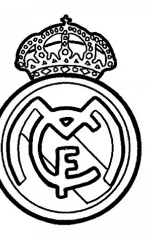 Раскраска ФК Реал Мадрид