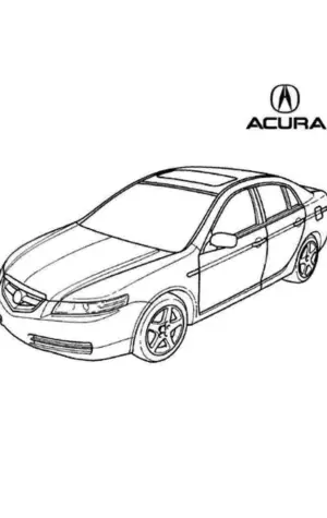 Раскраска Honda Accord 8
