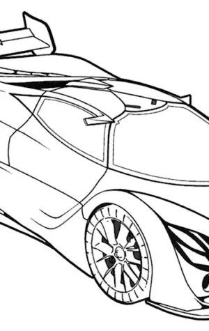 Раскраска Mazda Furai